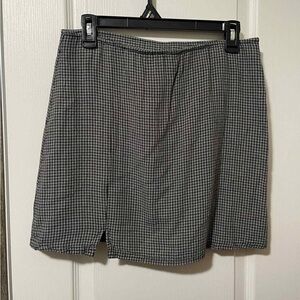 American Eagle Outfitters Black and White Grid Pencil Skirt